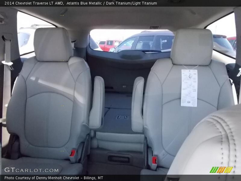 Atlantis Blue Metallic / Dark Titanium/Light Titanium 2014 Chevrolet Traverse LT AWD