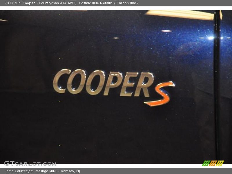 Cosmic Blue Metallic / Carbon Black 2014 Mini Cooper S Countryman All4 AWD