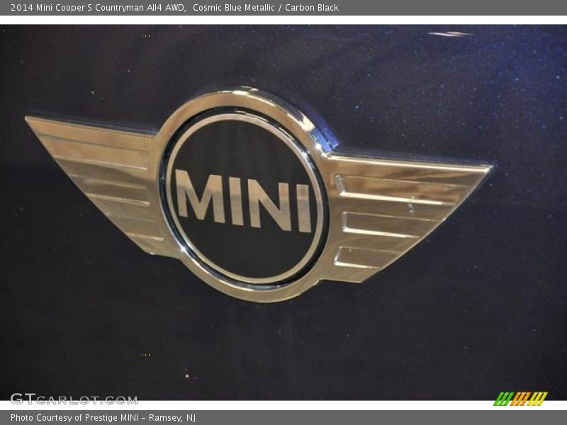 Cosmic Blue Metallic / Carbon Black 2014 Mini Cooper S Countryman All4 AWD