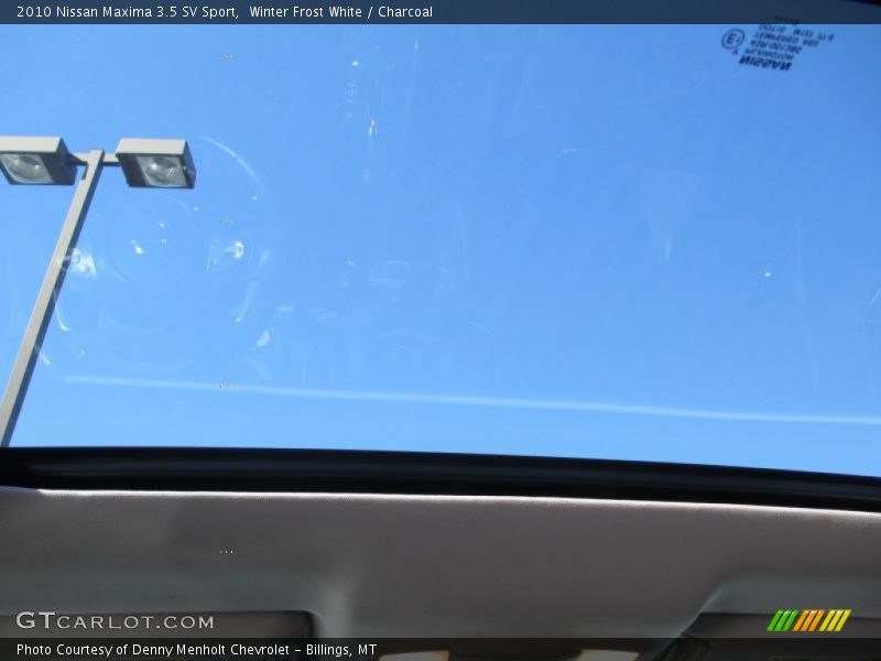 Winter Frost White / Charcoal 2010 Nissan Maxima 3.5 SV Sport