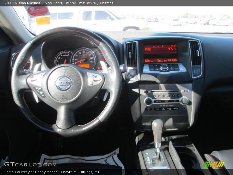 Winter Frost White / Charcoal 2010 Nissan Maxima 3.5 SV Sport