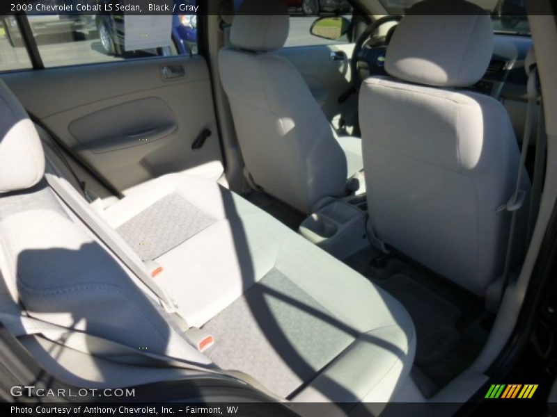 Black / Gray 2009 Chevrolet Cobalt LS Sedan