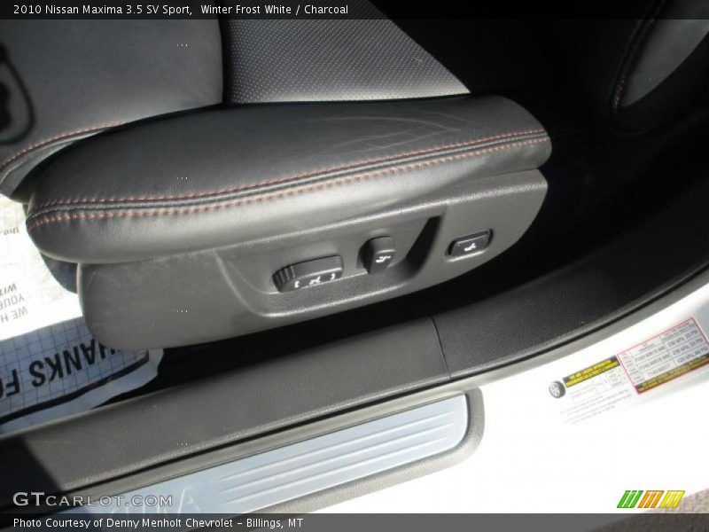 Winter Frost White / Charcoal 2010 Nissan Maxima 3.5 SV Sport