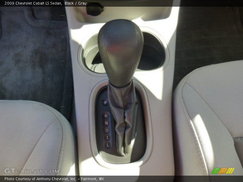 Black / Gray 2009 Chevrolet Cobalt LS Sedan