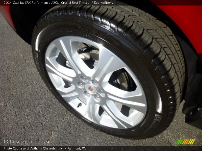 Crystal Red Tintcoat / Ebony/Ebony 2014 Cadillac SRX Performance AWD