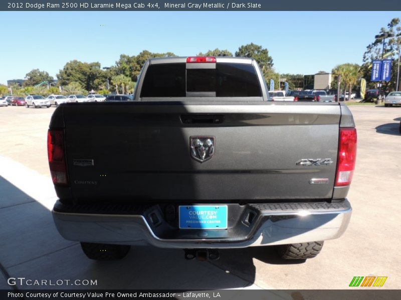 Mineral Gray Metallic / Dark Slate 2012 Dodge Ram 2500 HD Laramie Mega Cab 4x4