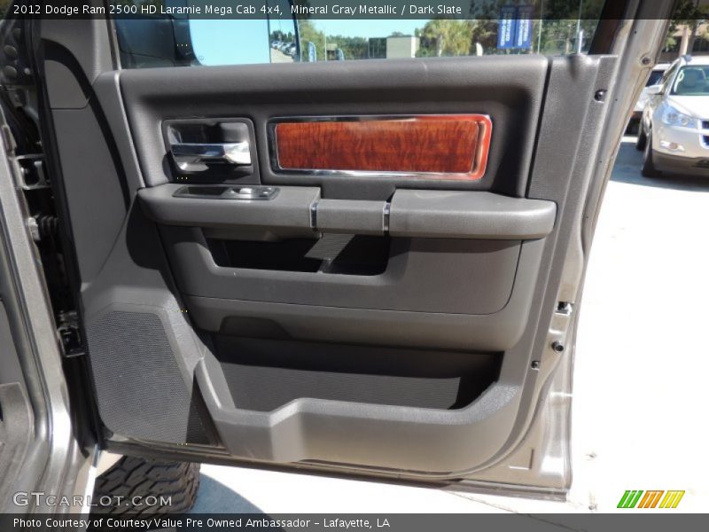 Mineral Gray Metallic / Dark Slate 2012 Dodge Ram 2500 HD Laramie Mega Cab 4x4