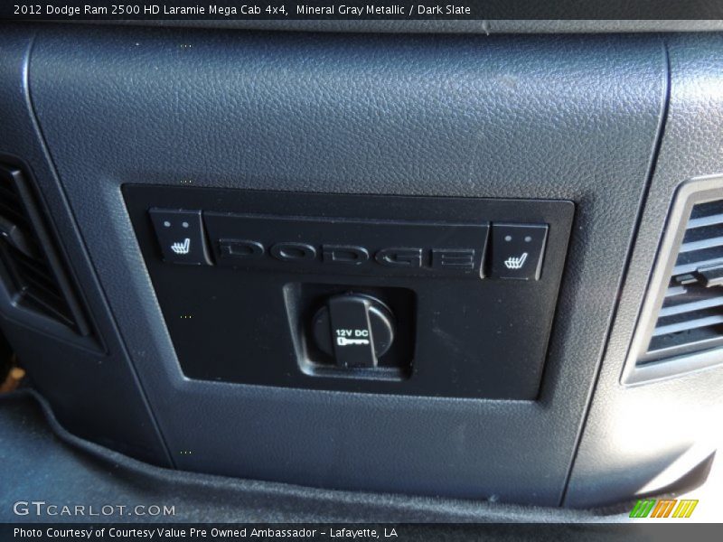 Mineral Gray Metallic / Dark Slate 2012 Dodge Ram 2500 HD Laramie Mega Cab 4x4