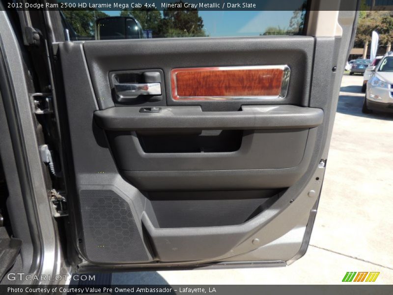 Mineral Gray Metallic / Dark Slate 2012 Dodge Ram 2500 HD Laramie Mega Cab 4x4