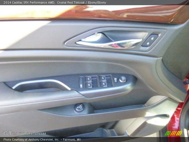 Crystal Red Tintcoat / Ebony/Ebony 2014 Cadillac SRX Performance AWD