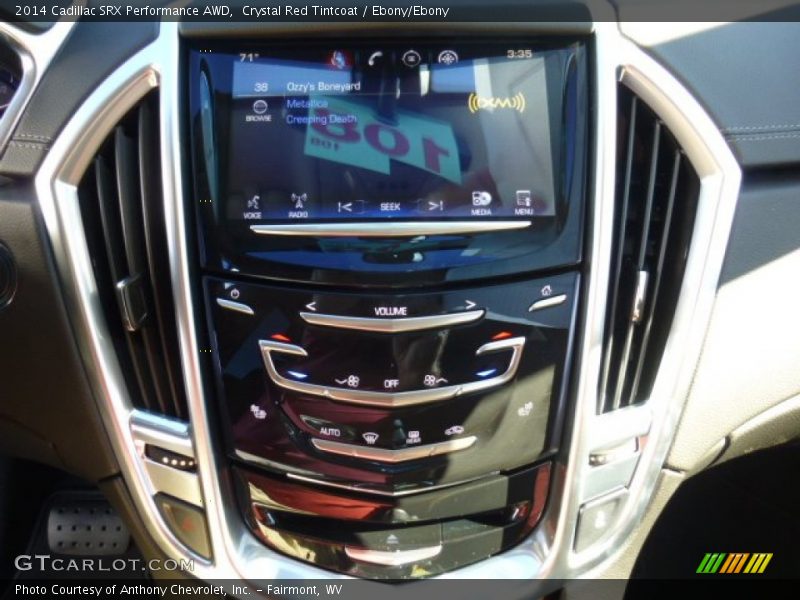 Crystal Red Tintcoat / Ebony/Ebony 2014 Cadillac SRX Performance AWD