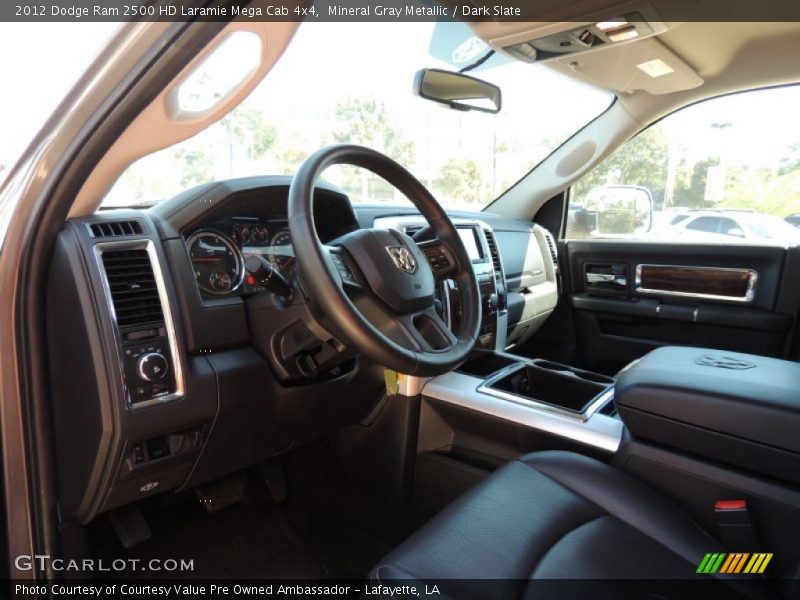Mineral Gray Metallic / Dark Slate 2012 Dodge Ram 2500 HD Laramie Mega Cab 4x4