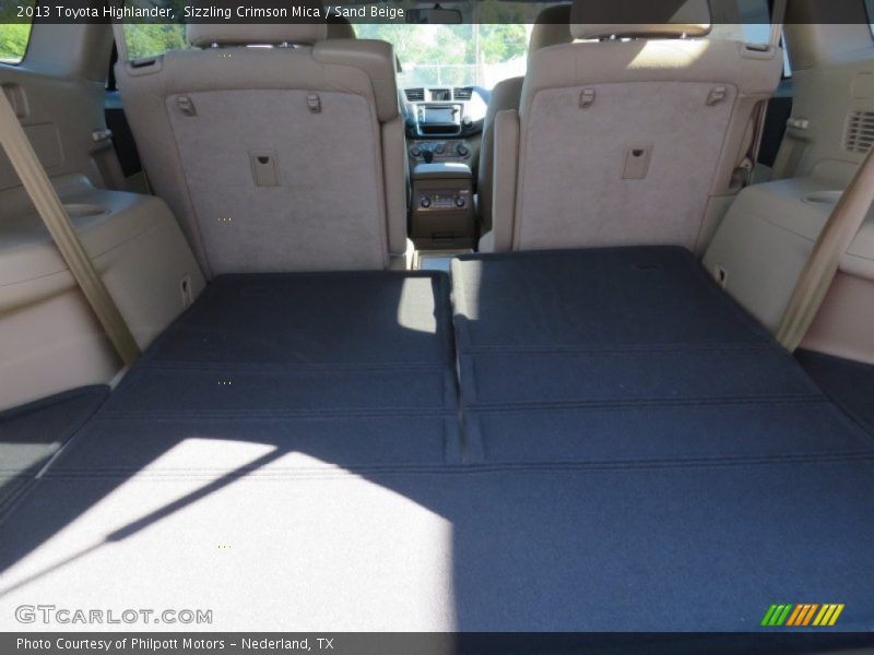 Sizzling Crimson Mica / Sand Beige 2013 Toyota Highlander