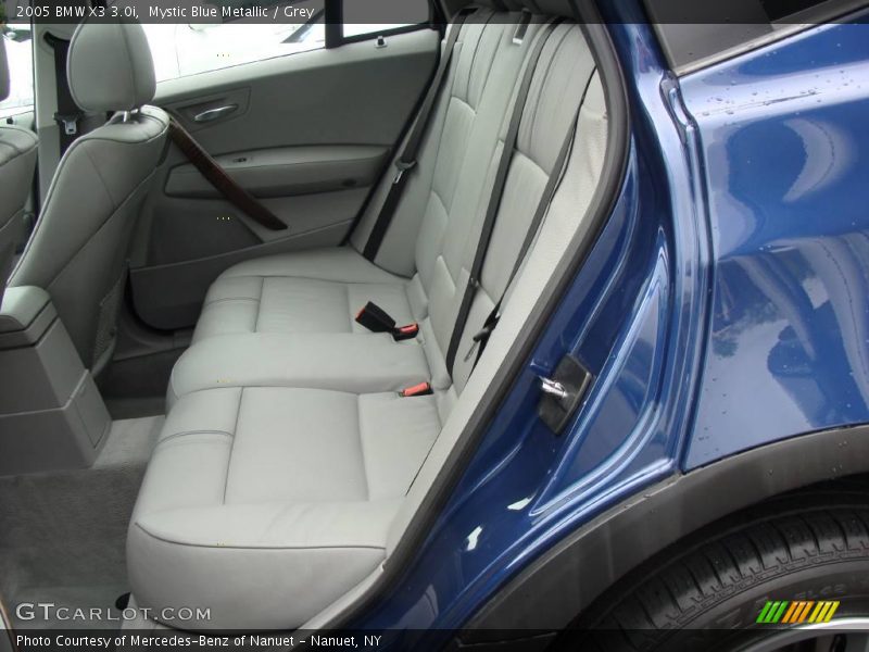 Mystic Blue Metallic / Grey 2005 BMW X3 3.0i