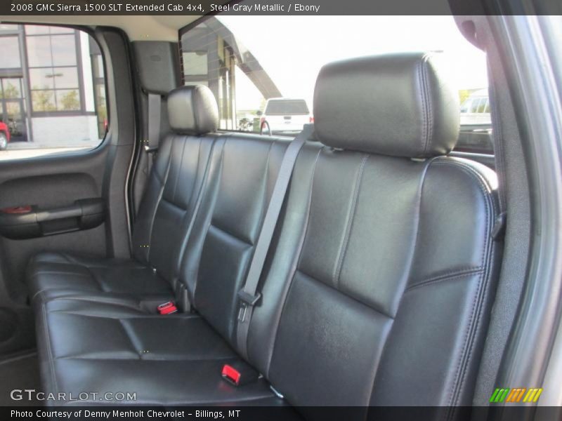 Steel Gray Metallic / Ebony 2008 GMC Sierra 1500 SLT Extended Cab 4x4