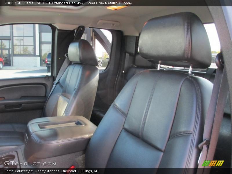Steel Gray Metallic / Ebony 2008 GMC Sierra 1500 SLT Extended Cab 4x4