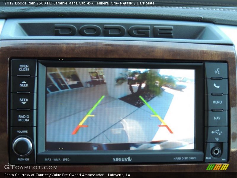 Mineral Gray Metallic / Dark Slate 2012 Dodge Ram 2500 HD Laramie Mega Cab 4x4