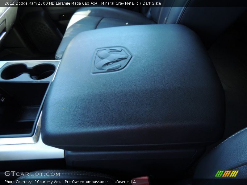 Mineral Gray Metallic / Dark Slate 2012 Dodge Ram 2500 HD Laramie Mega Cab 4x4