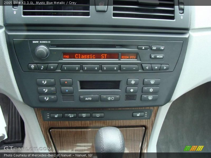 Mystic Blue Metallic / Grey 2005 BMW X3 3.0i