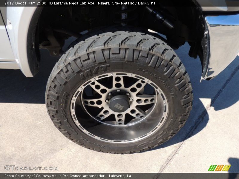 Mineral Gray Metallic / Dark Slate 2012 Dodge Ram 2500 HD Laramie Mega Cab 4x4