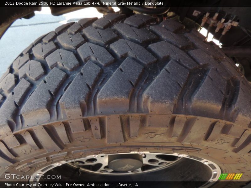 Mineral Gray Metallic / Dark Slate 2012 Dodge Ram 2500 HD Laramie Mega Cab 4x4