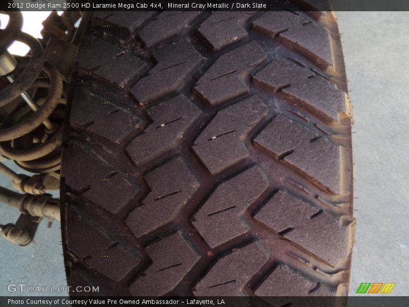 Mineral Gray Metallic / Dark Slate 2012 Dodge Ram 2500 HD Laramie Mega Cab 4x4