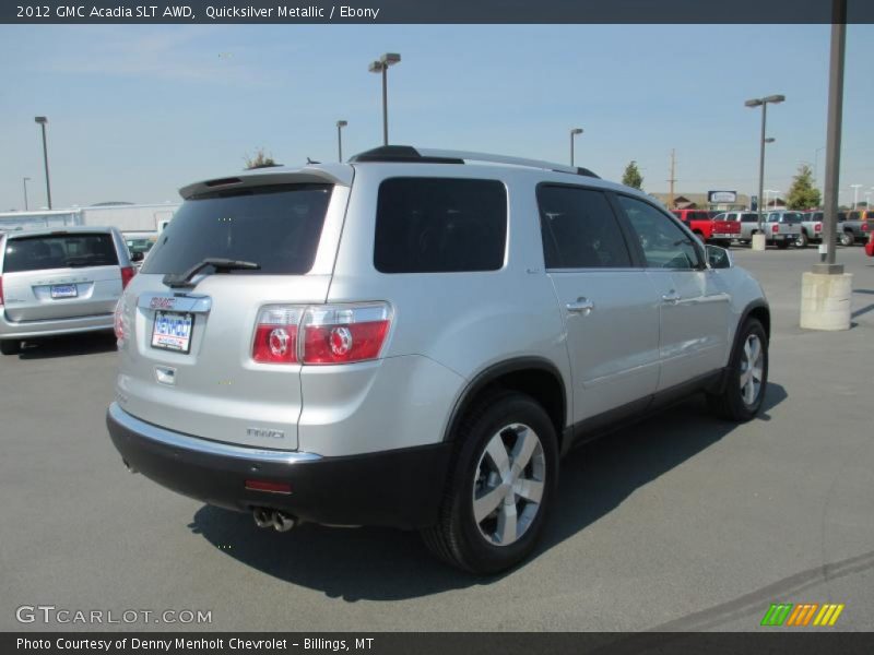 Quicksilver Metallic / Ebony 2012 GMC Acadia SLT AWD