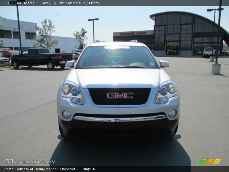 Quicksilver Metallic / Ebony 2012 GMC Acadia SLT AWD