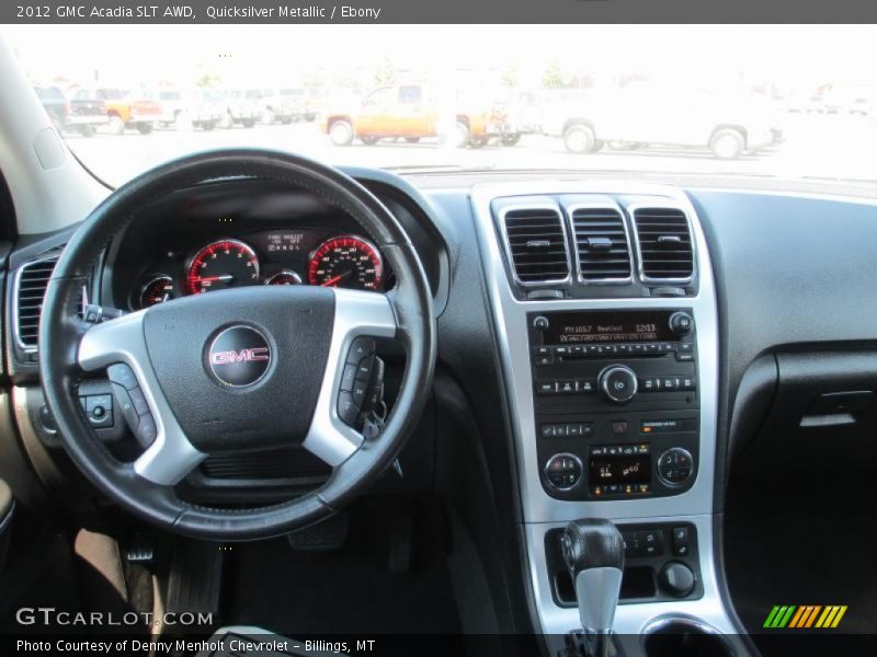 Quicksilver Metallic / Ebony 2012 GMC Acadia SLT AWD
