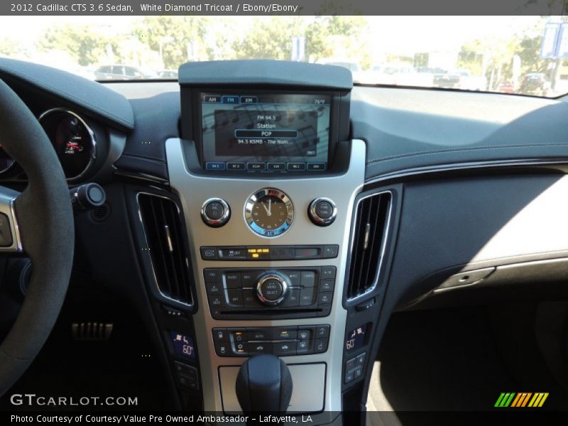White Diamond Tricoat / Ebony/Ebony 2012 Cadillac CTS 3.6 Sedan