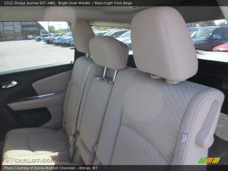 Bright Silver Metallic / Black/Light Frost Beige 2012 Dodge Journey SXT AWD
