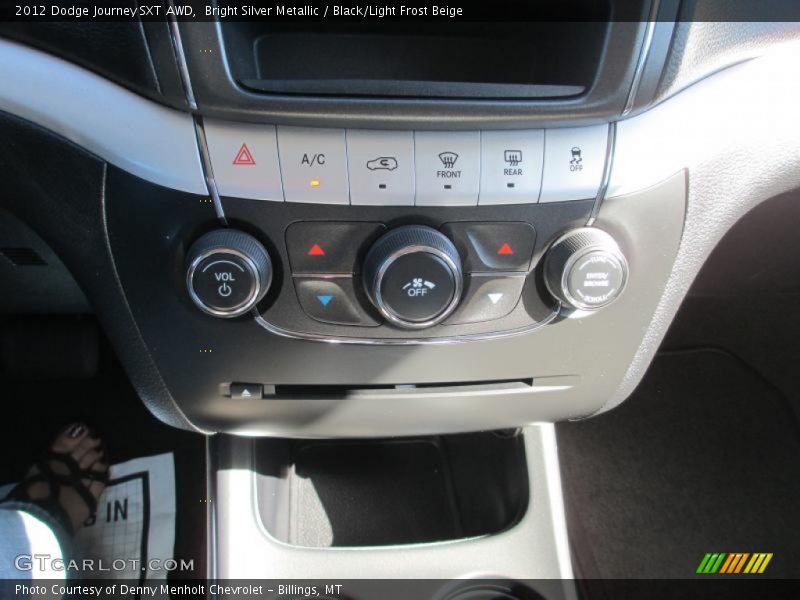 Bright Silver Metallic / Black/Light Frost Beige 2012 Dodge Journey SXT AWD