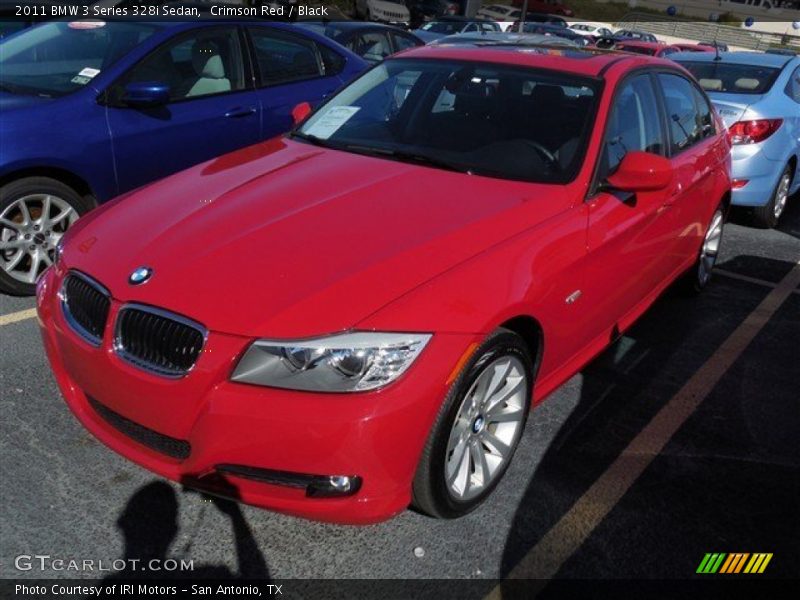 Crimson Red / Black 2011 BMW 3 Series 328i Sedan