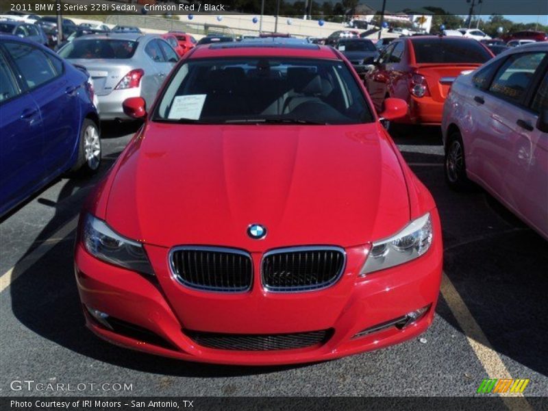 Crimson Red / Black 2011 BMW 3 Series 328i Sedan