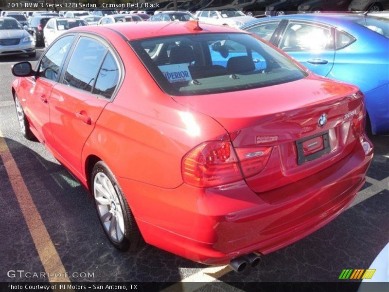 Crimson Red / Black 2011 BMW 3 Series 328i Sedan