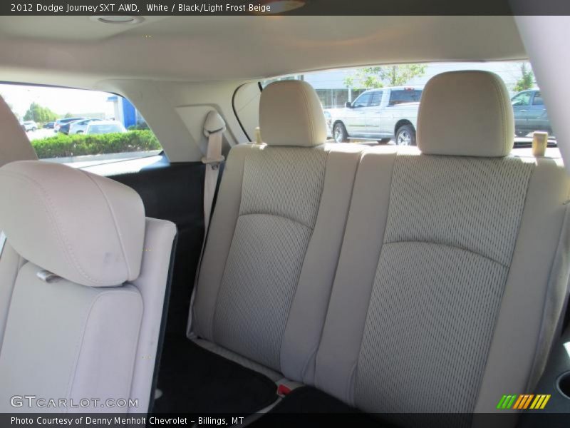 White / Black/Light Frost Beige 2012 Dodge Journey SXT AWD