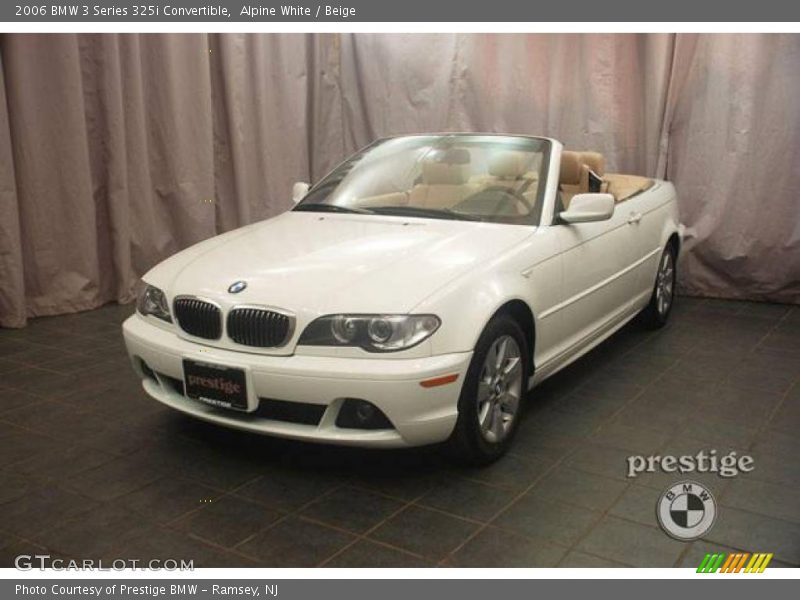 Alpine White / Beige 2006 BMW 3 Series 325i Convertible
