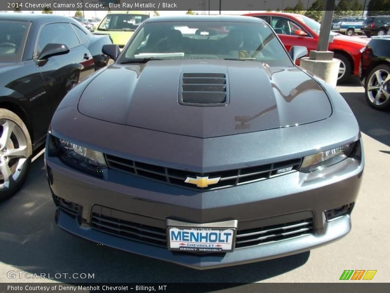 Blue Ray Metallic / Black 2014 Chevrolet Camaro SS Coupe