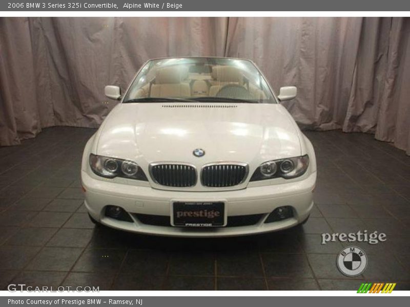 Alpine White / Beige 2006 BMW 3 Series 325i Convertible