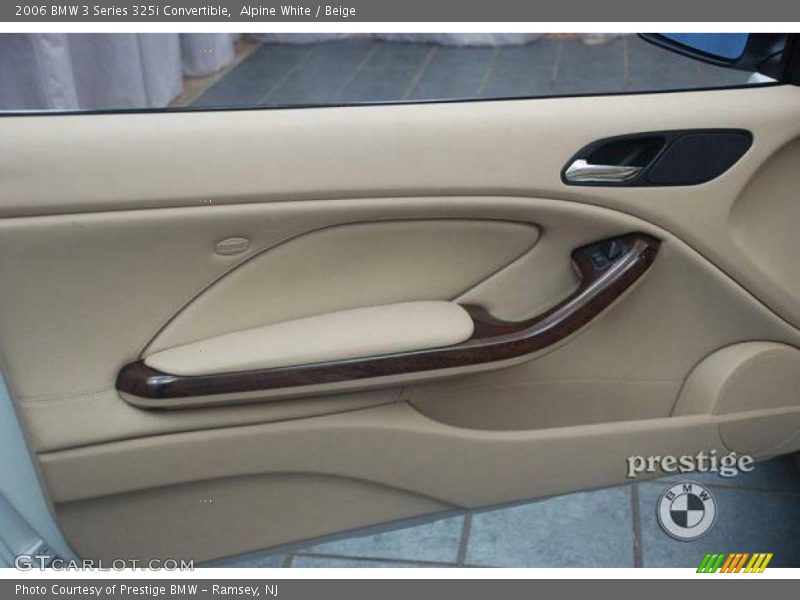 Alpine White / Beige 2006 BMW 3 Series 325i Convertible