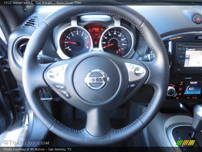 Gun Metallic / Black/Silver Trim 2012 Nissan Juke S