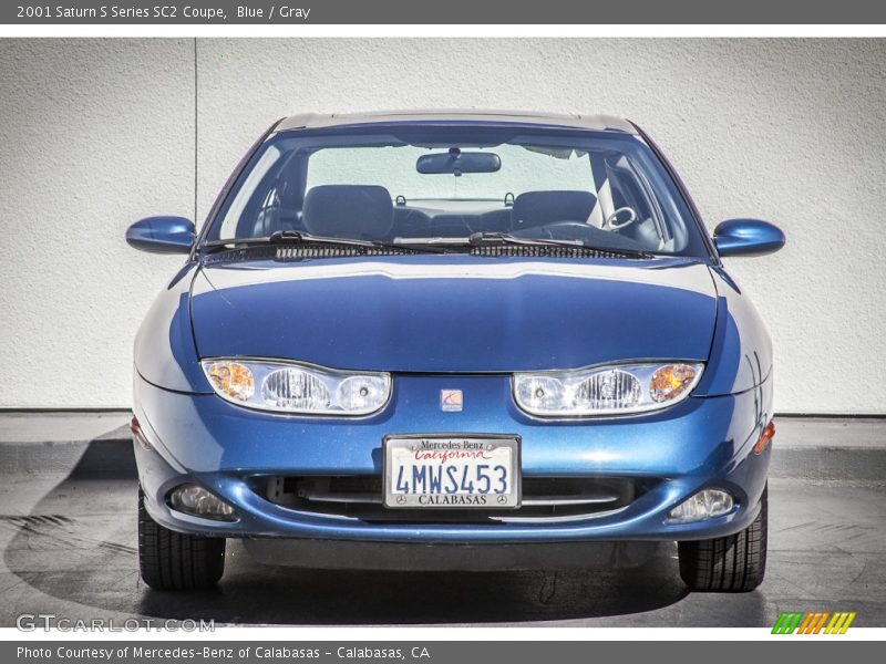 Blue / Gray 2001 Saturn S Series SC2 Coupe