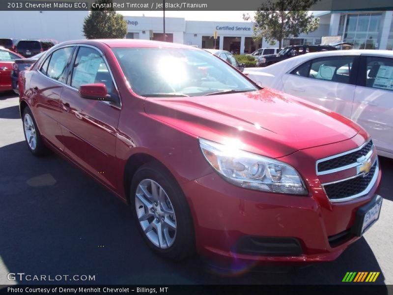Crystal Red Tintcoat / Jet Black/Titanium 2013 Chevrolet Malibu ECO