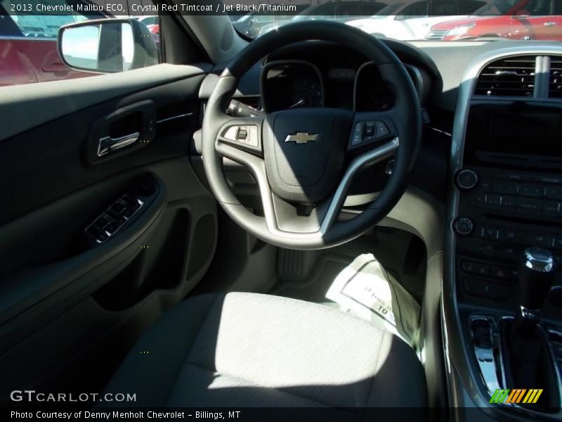 Crystal Red Tintcoat / Jet Black/Titanium 2013 Chevrolet Malibu ECO