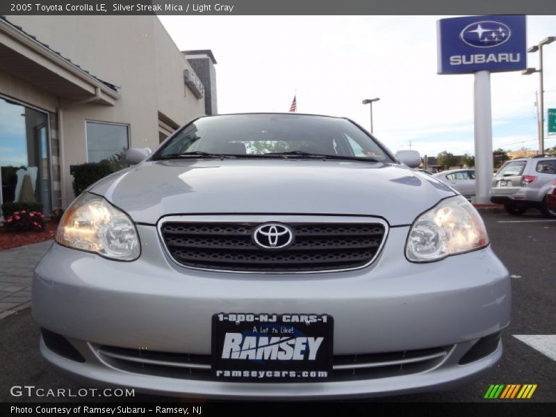 Silver Streak Mica / Light Gray 2005 Toyota Corolla LE