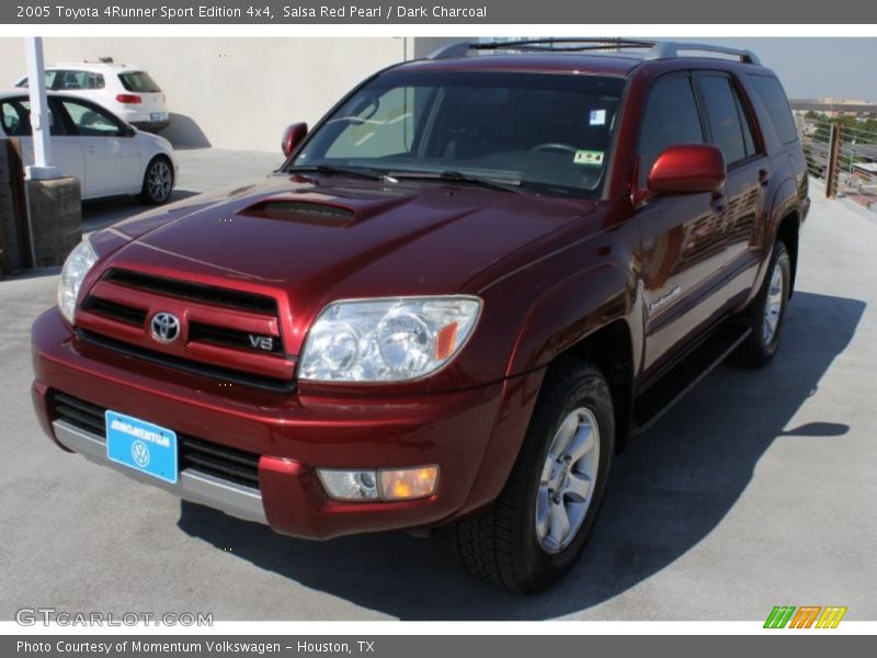 Salsa Red Pearl / Dark Charcoal 2005 Toyota 4Runner Sport Edition 4x4