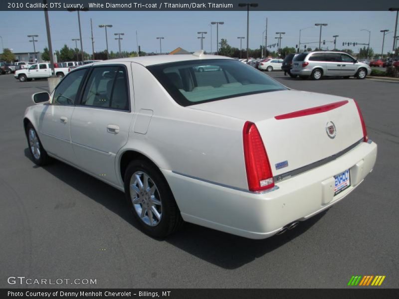 White Diamond Tri-coat / Titanium/Dark Titanium 2010 Cadillac DTS Luxury