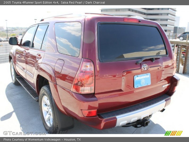 Salsa Red Pearl / Dark Charcoal 2005 Toyota 4Runner Sport Edition 4x4