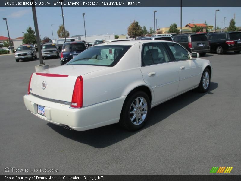 White Diamond Tri-coat / Titanium/Dark Titanium 2010 Cadillac DTS Luxury