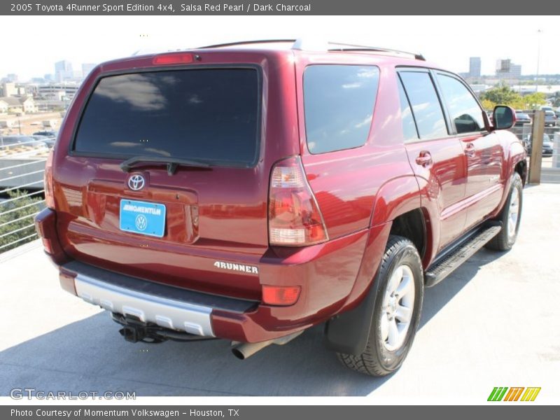 Salsa Red Pearl / Dark Charcoal 2005 Toyota 4Runner Sport Edition 4x4